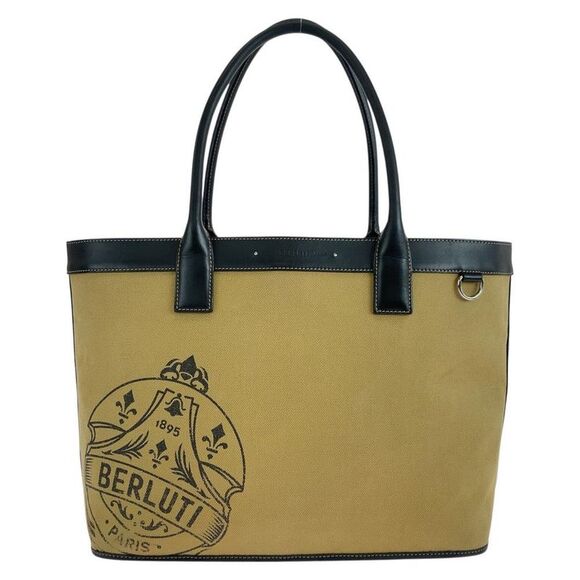 Pre Loved Berluti Vintage Men brown | beige Tote Bags - Picture 1 of 8